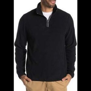 🌴VINTAGE 1946 BLACK 1/4 ZIP FLEECE NWT
